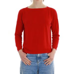 MAGLIA SCATOLINA ROSSO